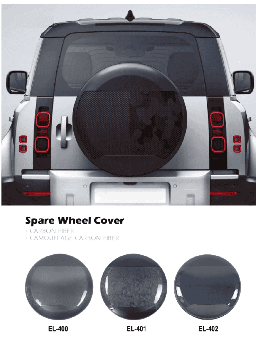 2020 up Defender Carbon Fibre Spare wheel cover