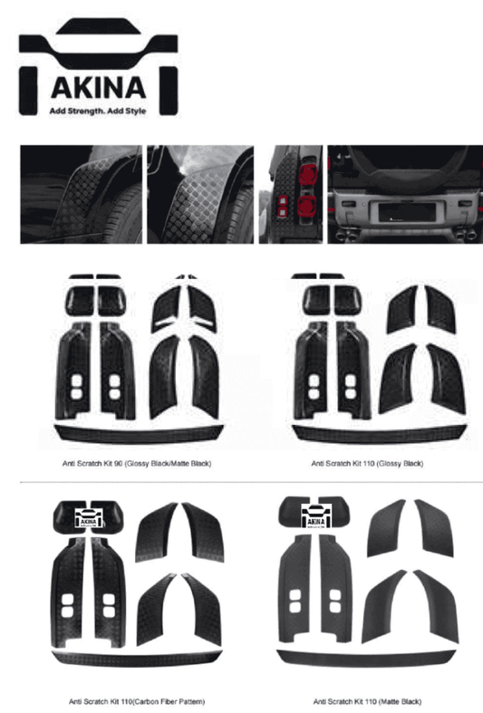 2020 Up Defender Anti-Scratch Kits