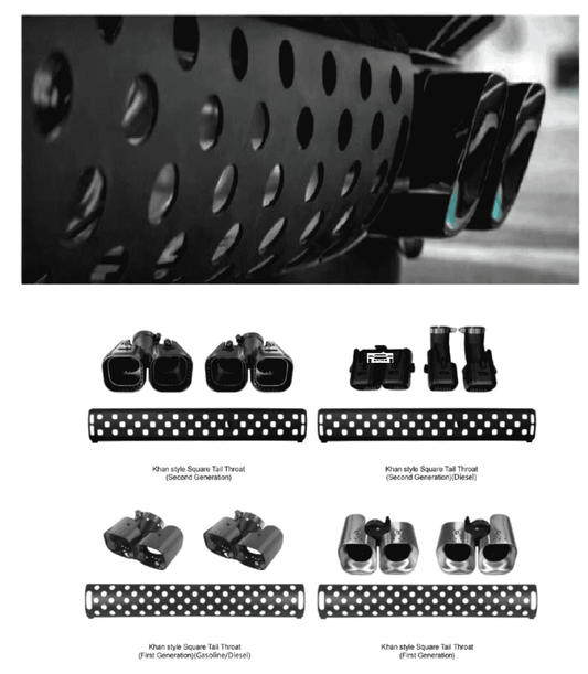 2020 Up Defender exhaust tips