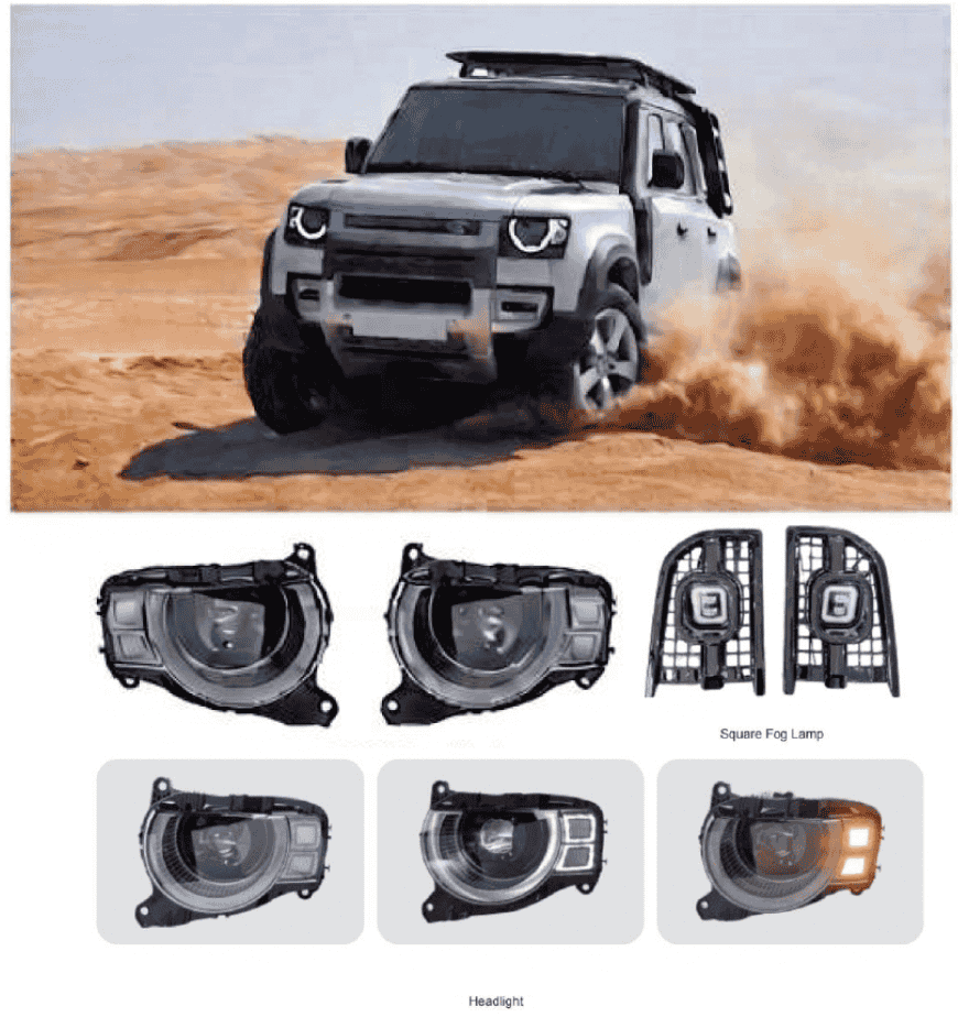 2020 up Defender Headlight - Performance LED