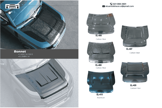 2020 up Defender Hood / Bonnet - Alloy option