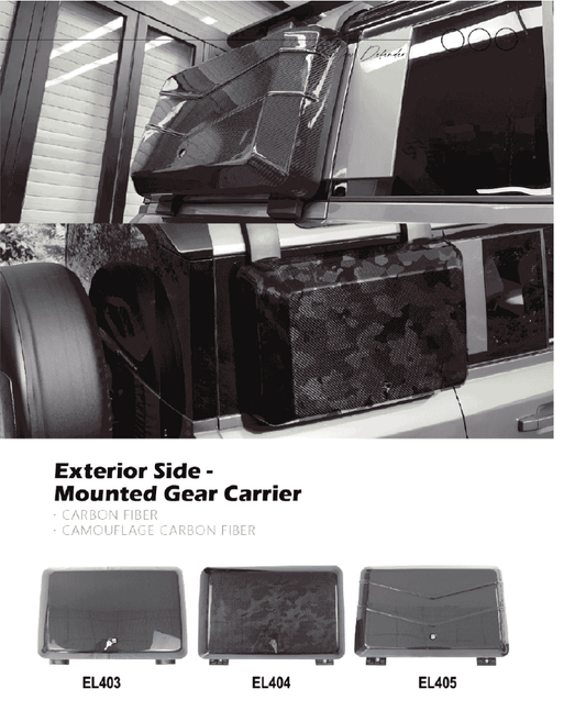 2020 up Defender Side Box - Carbon Fibre