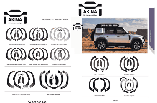 2020 Up Defender Bodykit, Over Fenders