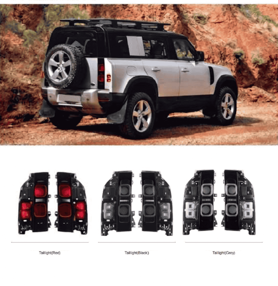 2020 up Defender tail lights - Performance LED