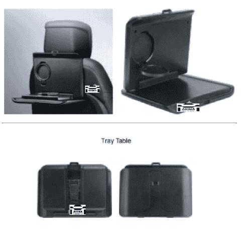 2020 up Defender - back row tray table