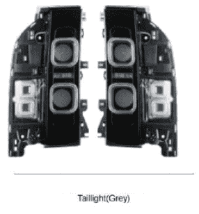 2020 up Defender tail lights - Performance LED
