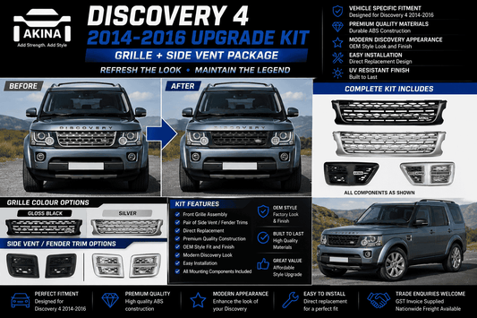 Discovery 4 Styling Upgrade Kit 2014-2016 | Front Grille + Side Vents