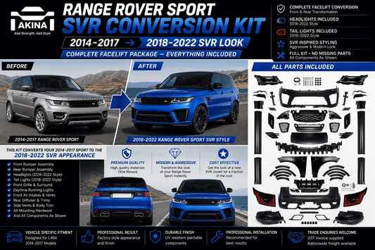 Range Rover Sport Facelift Conversion Kit | 2014-2017 to 2018-2022 SVR Style